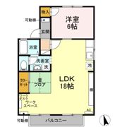 セジュール豊丘 Bの間取り画像