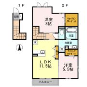 グランデュオ Ⅱ番館の間取り画像