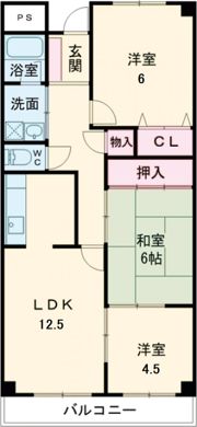 ヴェルデュール南茨木の間取り画像