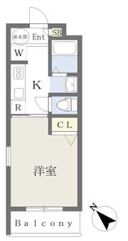 須磨南町ミオの間取り画像
