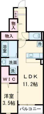 メルヴェイユの間取り画像