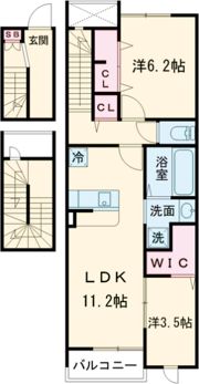 プレミアム県庁前（B棟）の間取り画像
