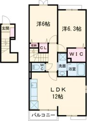 サンシャイン新町の間取り画像