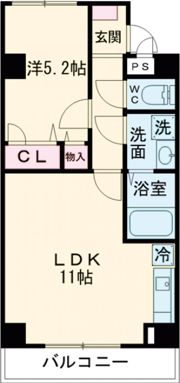 オリーヴァ日ノ出の間取り画像