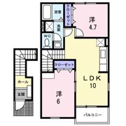カーサセレーノBの間取り画像