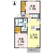 イオス B棟の間取り画像