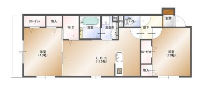 第8JM レイクタウン(ダイハチジェイエムレイクタウン)の間取り画像