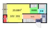 Freesia court（フリージアコート）の間取り画像