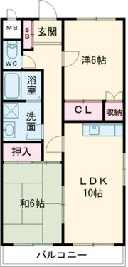 ローズガーデンCOMOの間取り画像