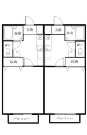 サンモール都Ⅲの間取り画像
