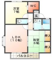 エーデルハイムA棟の間取り画像