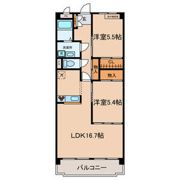 メゾンプチシャトー出口 A館の間取り画像