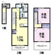 さくらヶ丘Cの間取り画像