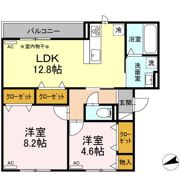 D-ROOM加納堀田町の間取り画像