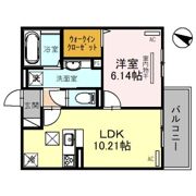 D-room旗塚通の間取り画像