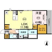 D-Resena 江平中町の間取り画像