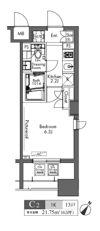 プラウドフラット三軒茶屋の間取り画像