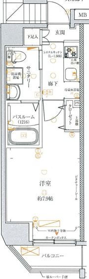 クレヴィスタ中板橋の間取り画像