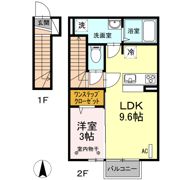 Dーroom小倉寺 Bの間取り画像