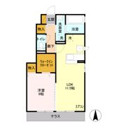 ブリリアントKの間取り画像
