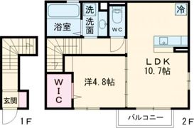 コージーコート朝日の間取り画像