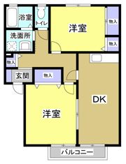 ボナール・Sの間取り画像