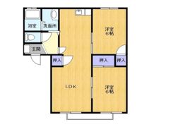 プチエメロードB棟の間取り画像