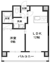 リーブル老松町の間取り画像