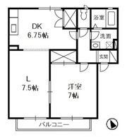 ジョイヴィレッジ Bの間取り画像