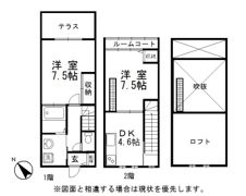 Othello参番館の間取り画像