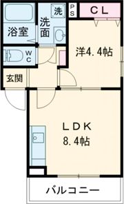 Felice枝光の間取り画像