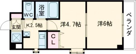 M’PLAZA津田駅前10番館の間取り画像