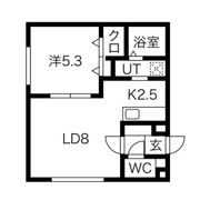 グランメール白石駅の間取り画像