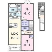 グランデヴィラ国森Ⅱの間取り画像