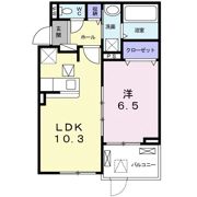 カーサアリビオの間取り画像