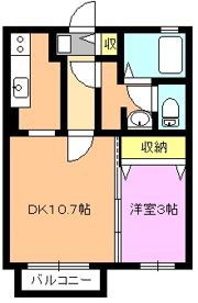 モナリエ見和の間取り画像