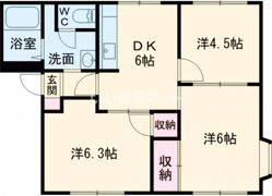 ピュア・ハイツBの間取り画像