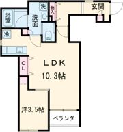 Dwell天神尾の間取り画像