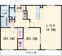 アンピレインIIの間取り画像