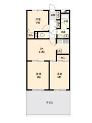 茅ヶ崎ダイカンプラザの間取り画像