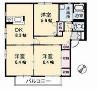 ディアス2000 C棟の間取り画像