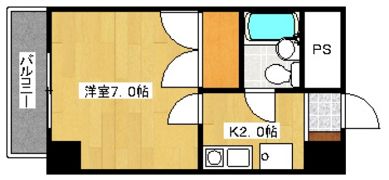 クレール東雲の間取り画像