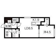 野幌DUOの間取り画像