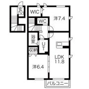 リラフォートAの間取り画像