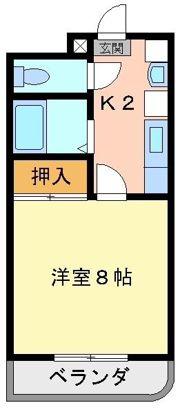 プロムナードハイツの間取り画像