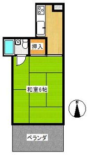 岩崎町マンションの間取り画像