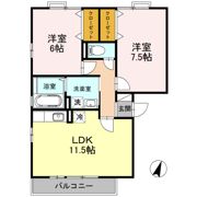 リビングタウン双葉 A/Bの間取り画像