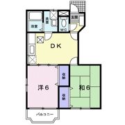 マリア清水Aの間取り画像