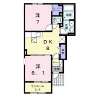 レガーロ弐番館の間取り画像
