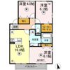 アルファ A棟の間取り画像
